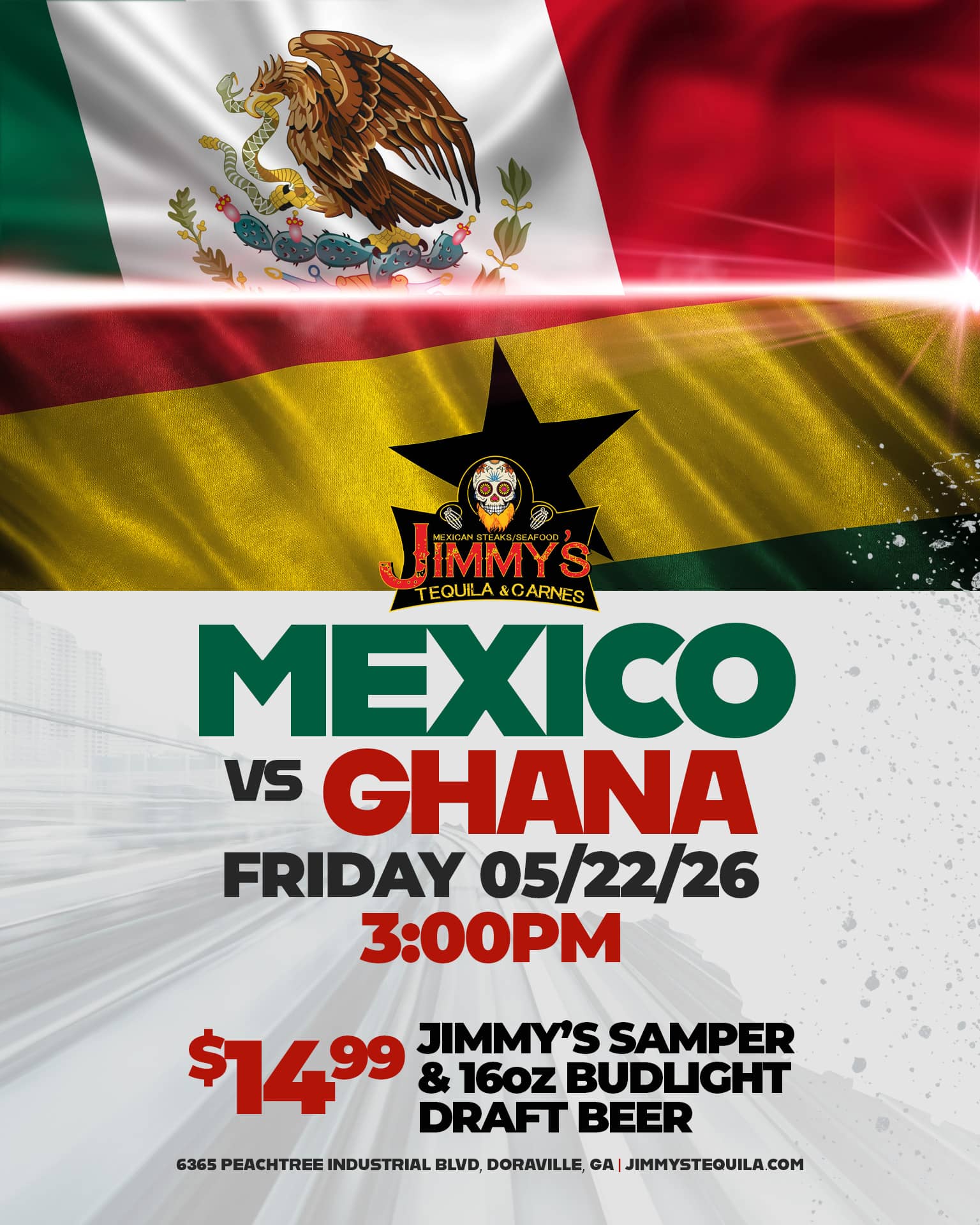 Mexico takes on Ghana