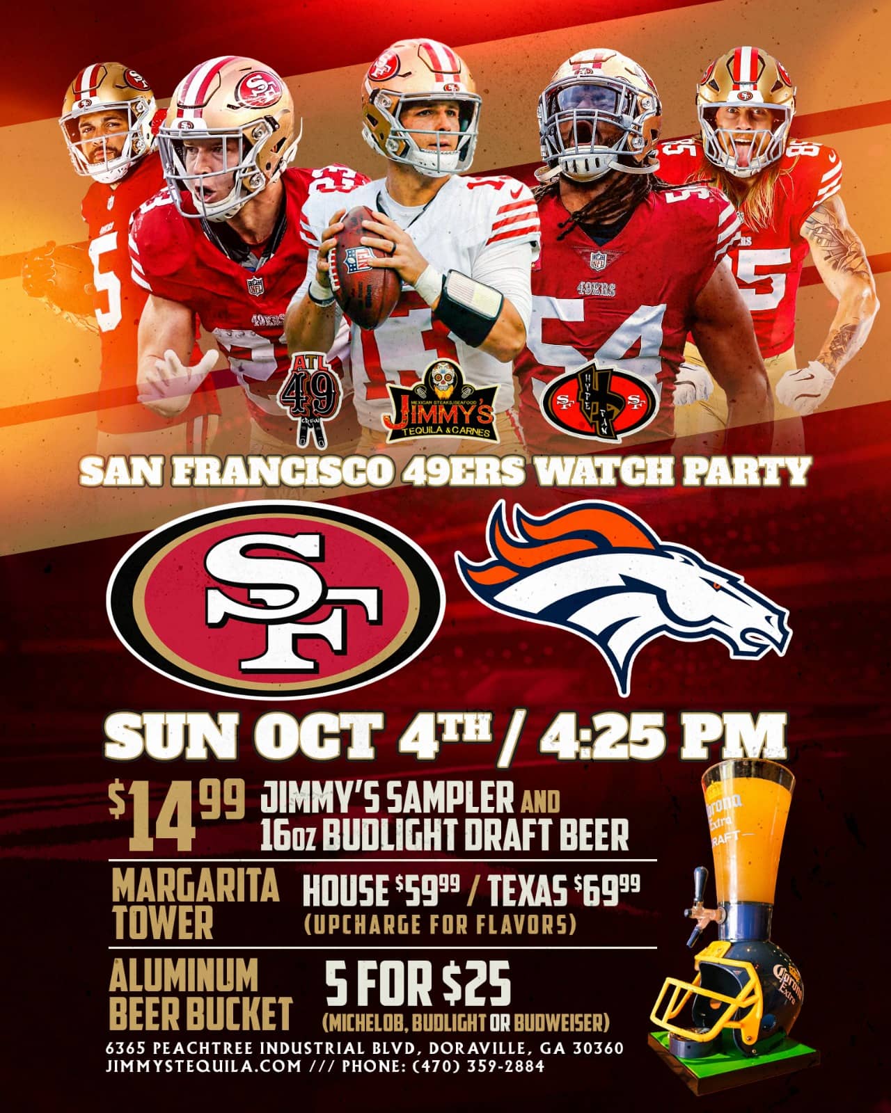 San Francisco 49ers Watch Party