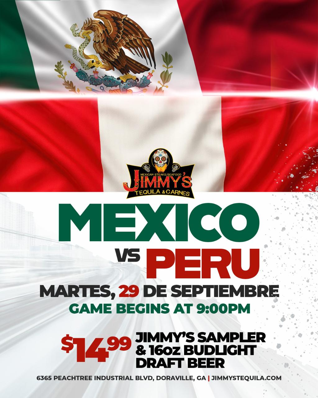 Mexico vs Peru — Game Night at Jimmy’s