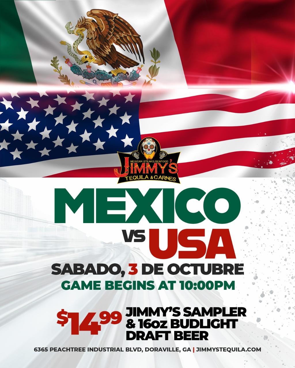 Mexico vs USA — Game Night at Jimmy’s